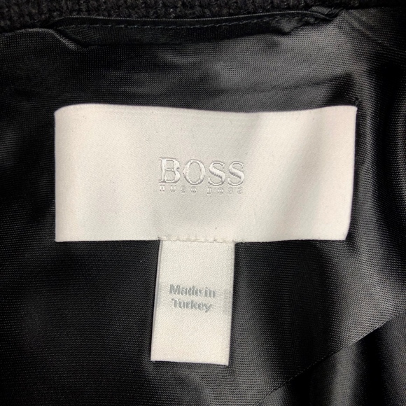 NWT BOSS/HUGO BOSS womens black coat - Picture 6 of 8